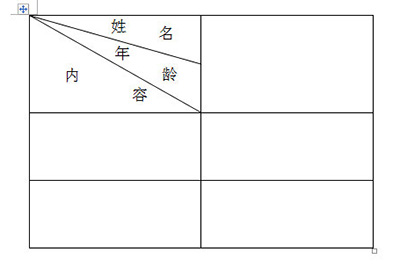 word制作多斜线表头的操作方法截图