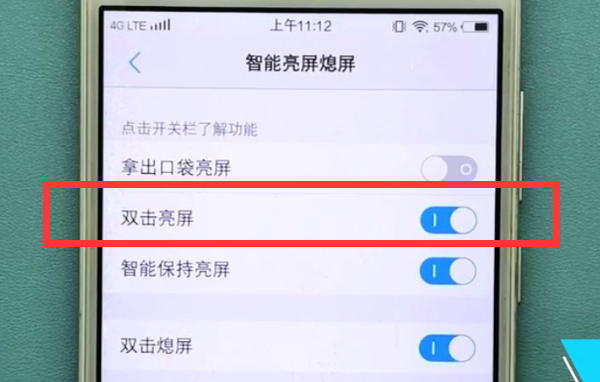 vivo手机中打开双击亮屏的方法步骤截图