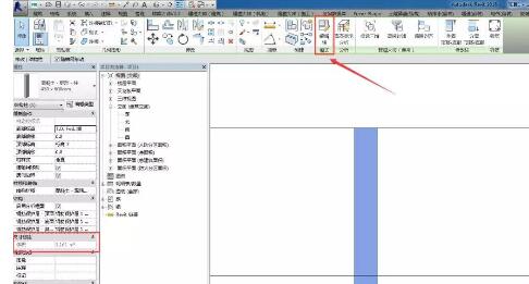Revit在属性栏找到柱子高度参数的操作步骤截图