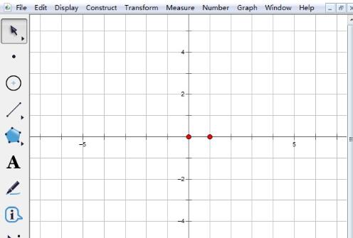 几何画板画已知坐标的点的操作内容截图