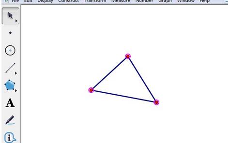 几何画板度量三角形的周长的操作方法截图