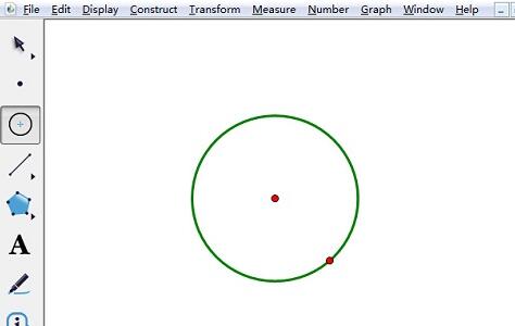 几何画板度量圆的周长的操作方法截图
