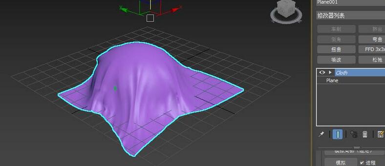 3Ds MAX布料修改器使用操作方法截图