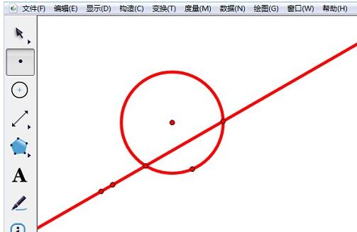 几何画板点工具使用操作内容截图