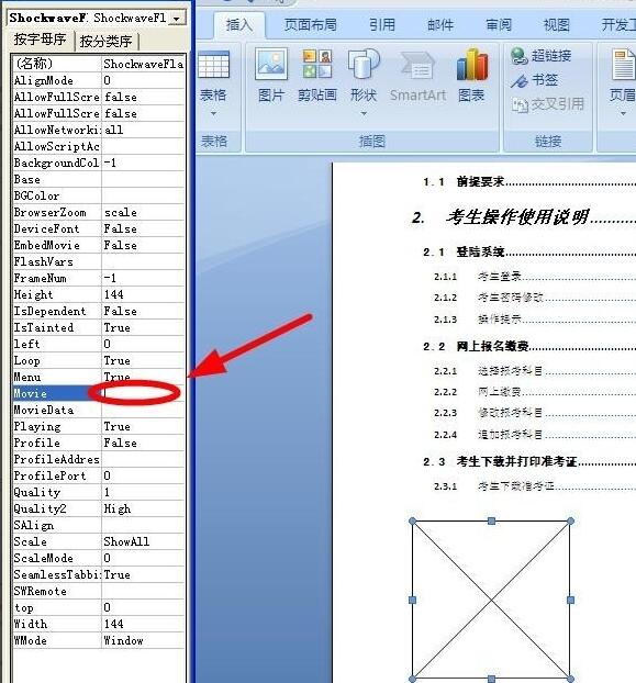 word如何插入动画-word插入Flash动画的详细步骤截图