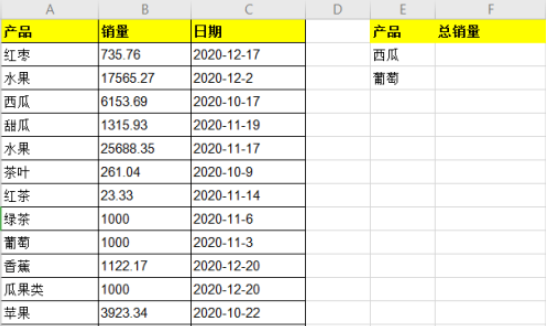 excel怎么一键计算符合多个条件的数据总和 excel中DSUM函数使用流程截图