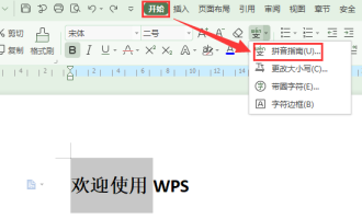 我来说说wps教育版怎样给文字注音。