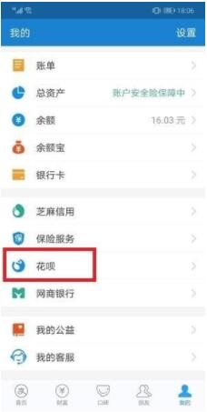 花呗怎么查看消费记录 花呗消费记录查询方法截图