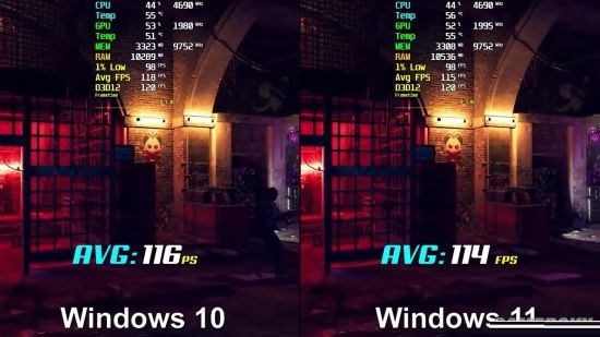 Win11和Win10哪个玩游戏好?Win11和Win10玩游戏对比截图