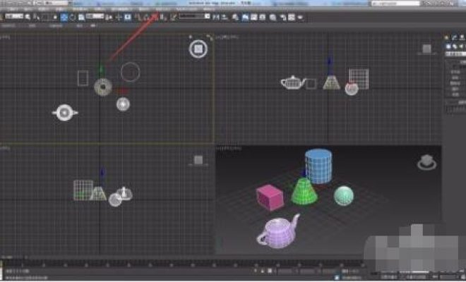 分享3dmax怎么调节交叉选和框选。