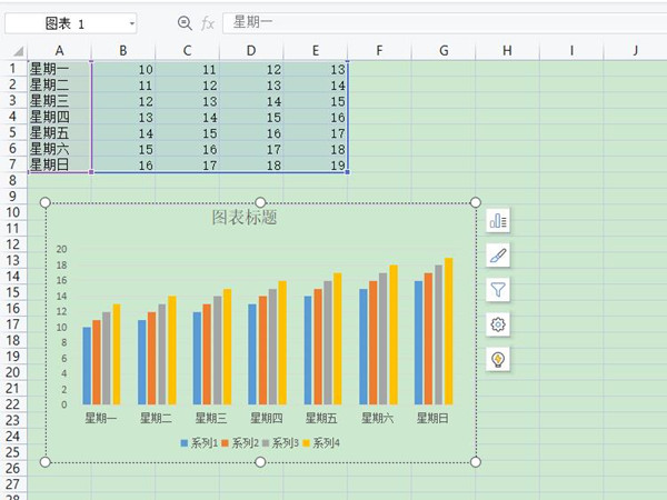 wps怎么做柱状图表？wps插入柱状图表方法介绍截图