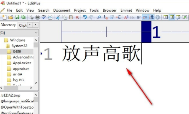 教你EditPlus字体怎么变大。