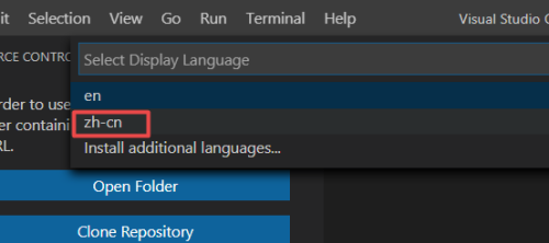 Vscode怎么设置中文?Vscode设置中文方法截图