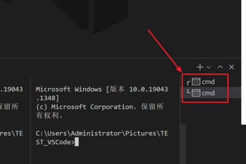 Vscode怎么拆分终端?Vscode拆分终端教程截图