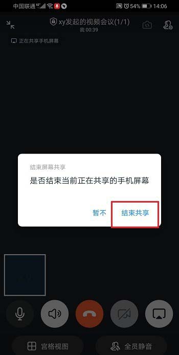 钉钉视频会议怎么共享手机屏幕 钉钉视频会议共享手机屏幕教程截图