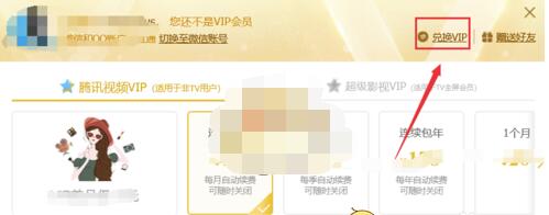 腾讯视频月卡怎么激活？腾讯视频vip月卡兑换码使用方法截图