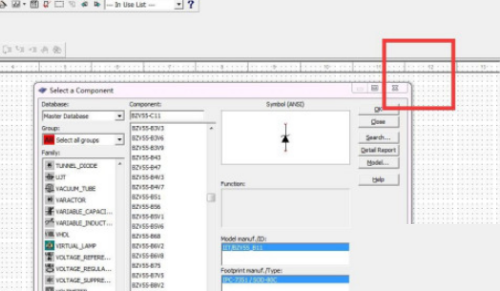 multisim怎么绘制BZV55-C11二极管？multisim绘制BZV55-C11二极管教程截图