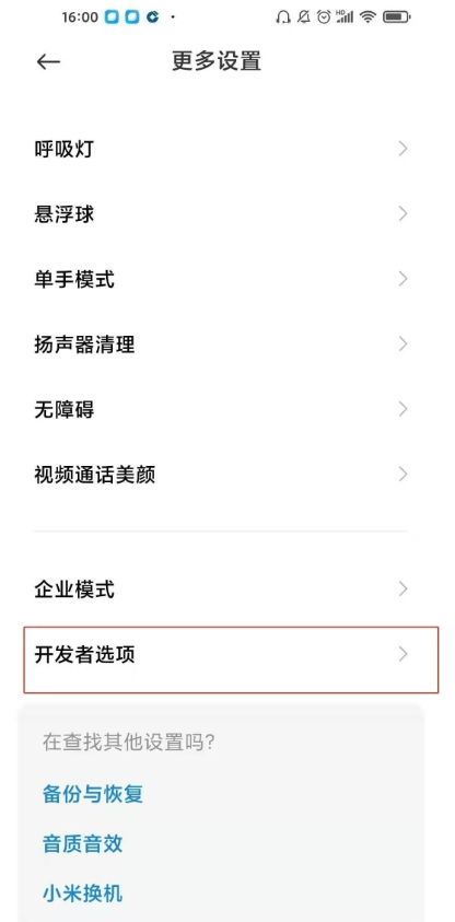 小米10s怎样设置开发者选项 小米10s开发者选项设置方法截图