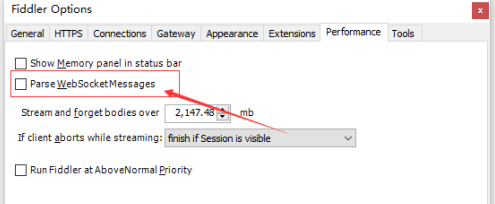 Fiddler如何解析websocket消息？Fiddler解析websocket消息的方法截图