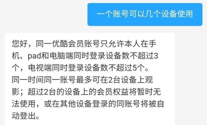 小编分享优酷可以几个人共用一个账号。