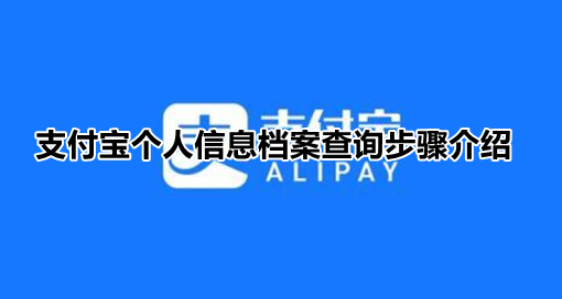 支付宝隐私保护怎么查个人信息？支付宝个人信息档案查询步骤介绍